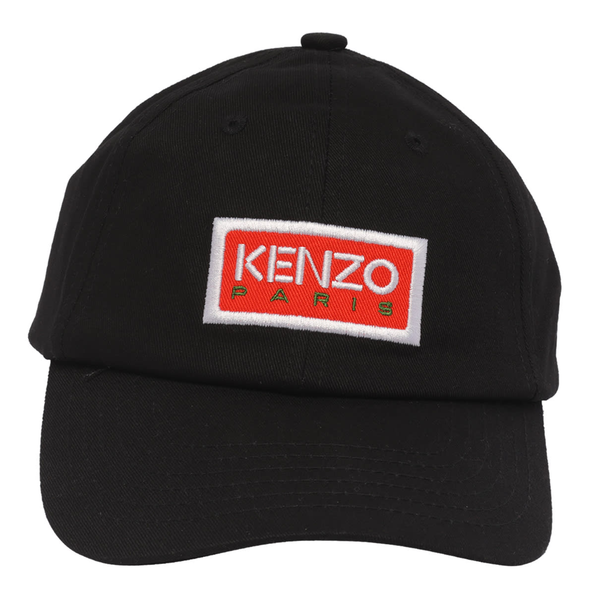 Kenzo Embroidered Logo Baseball Cap In Black