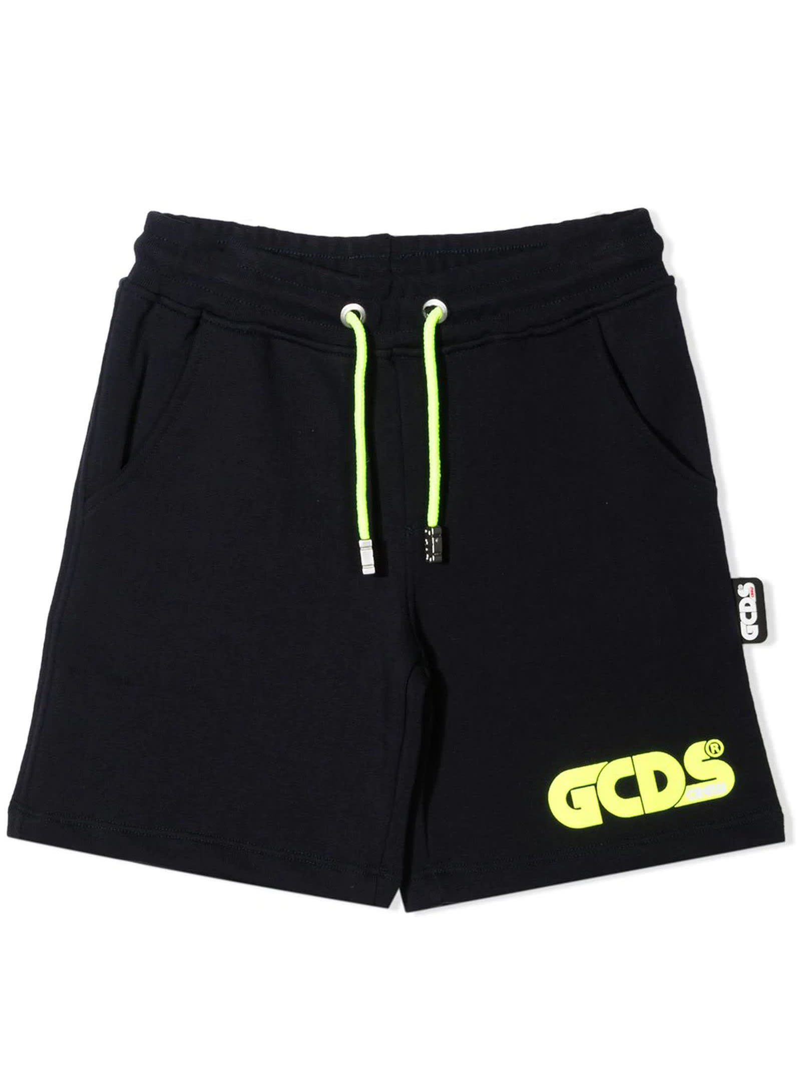GCDS Blue Cotton Shorts