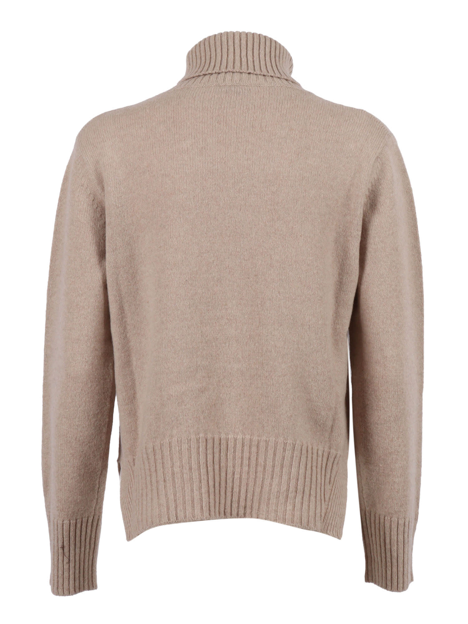 Kangra Cashmere Regular Fit Turtleneck Sweater In Gray