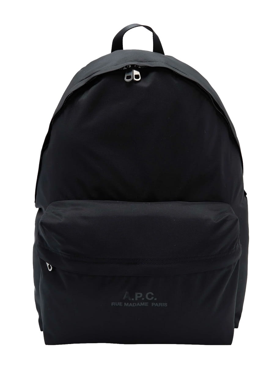 Apc Backpack With Logo In Black