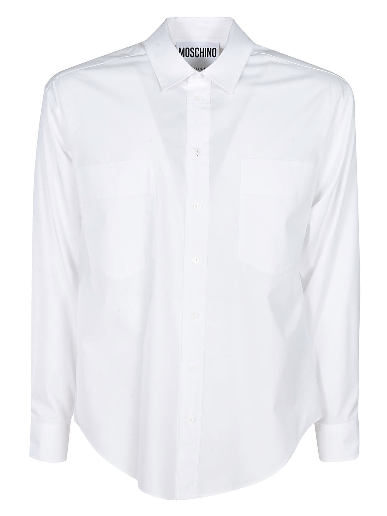 Moschino Logo Shirt In White