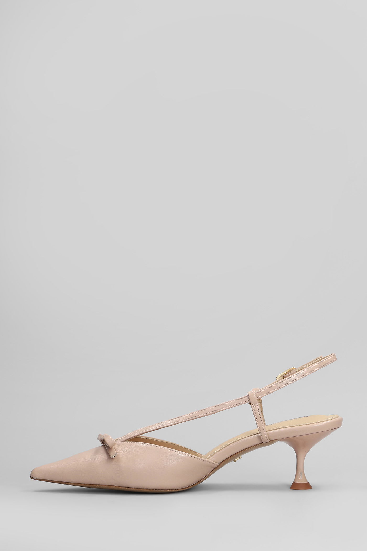 Lola Cruz Carmen Pump 85 Pumps In Powder Leather In White