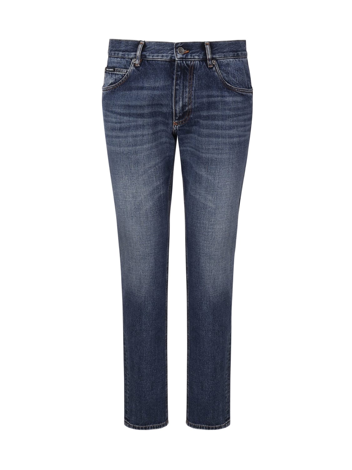 Dolce & Gabbana Regular Five-pocket Model Jeans Made Of Denim In Blue