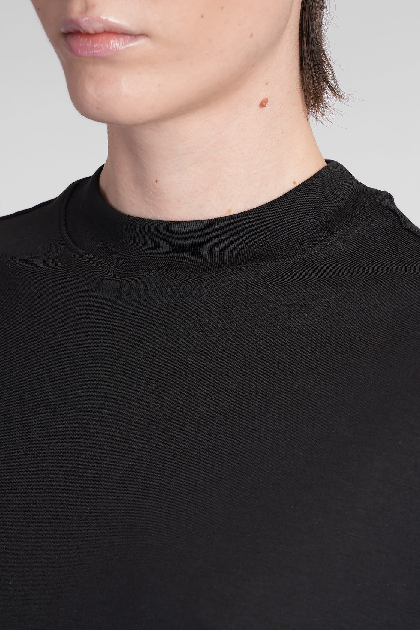 Theory Tiny Tee 2 Nebulous Organic Cotton Top In Black