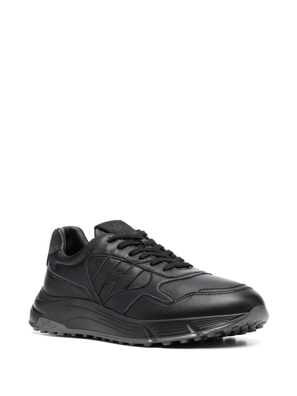 Shop Hogan Hyperlight Sneakers In Black Hematite