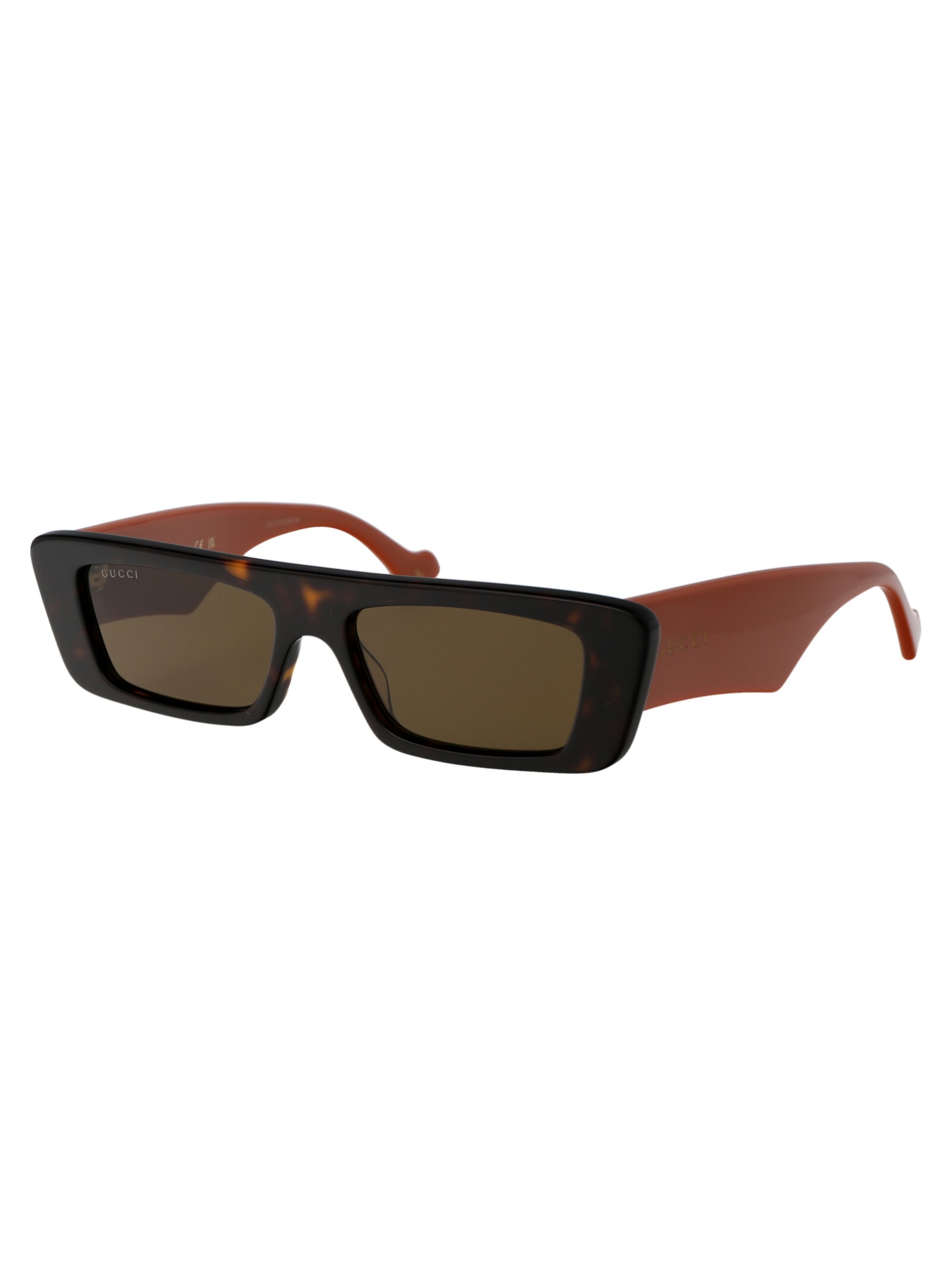 Shop Gucci Gg1331s Sunglasses In 003 Havana Orange Brown