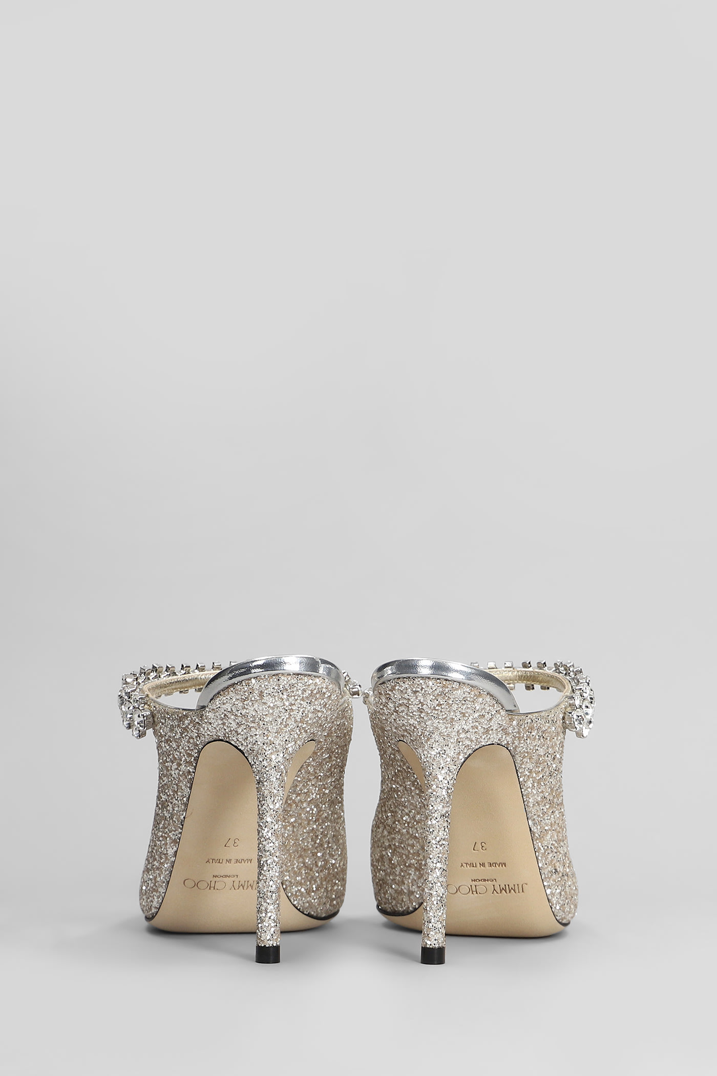 Shop Jimmy Choo Bing 100 Pumps In Gold Glitter