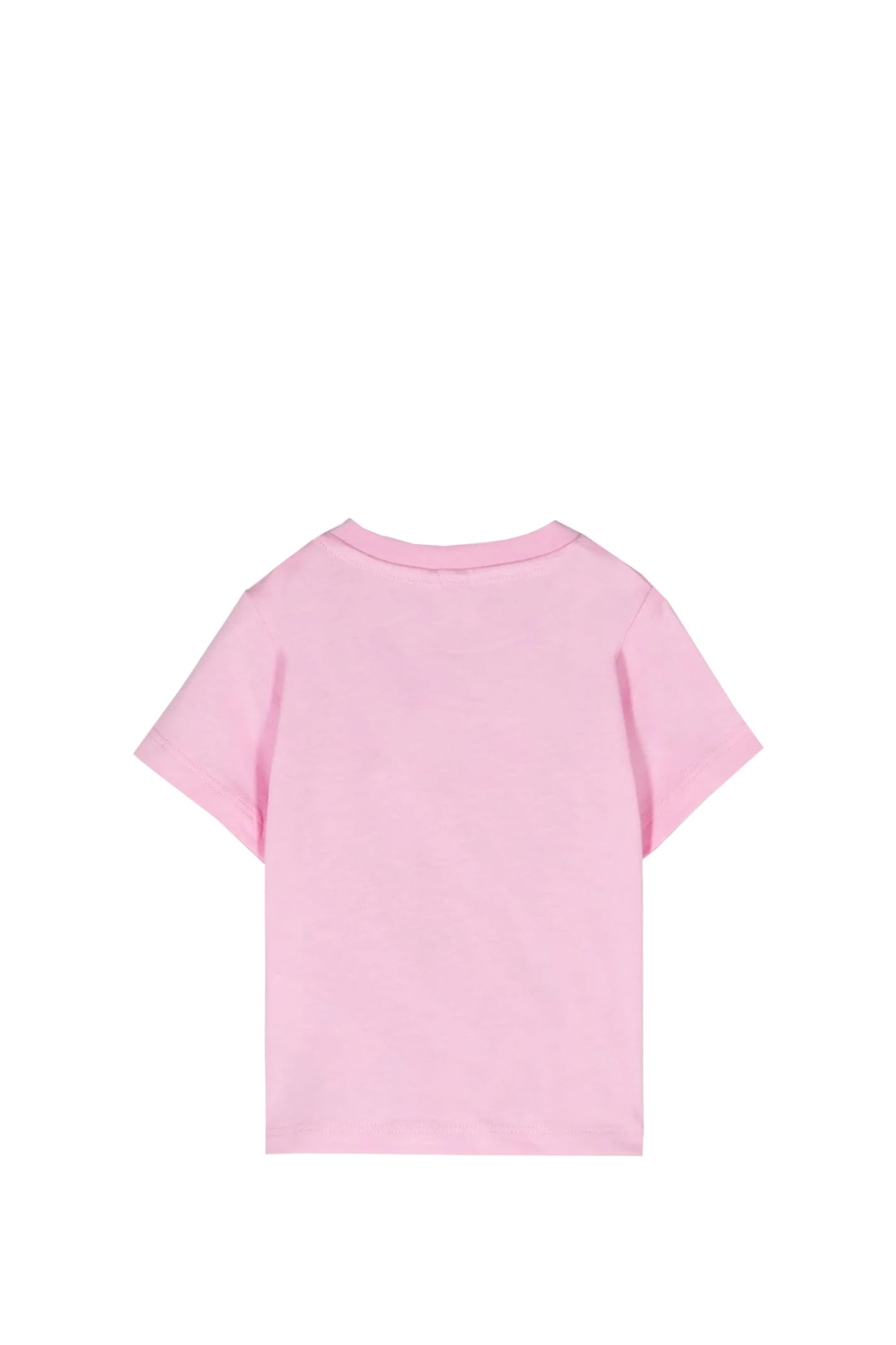 Shop Stella Mccartney Cotton T-shirt In Rose