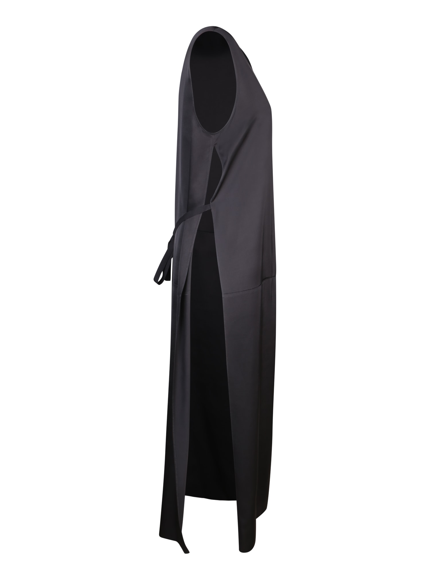 Mm6 Maison Margiela Mm6 By Maison Margiela Black Viscose Dress In Black