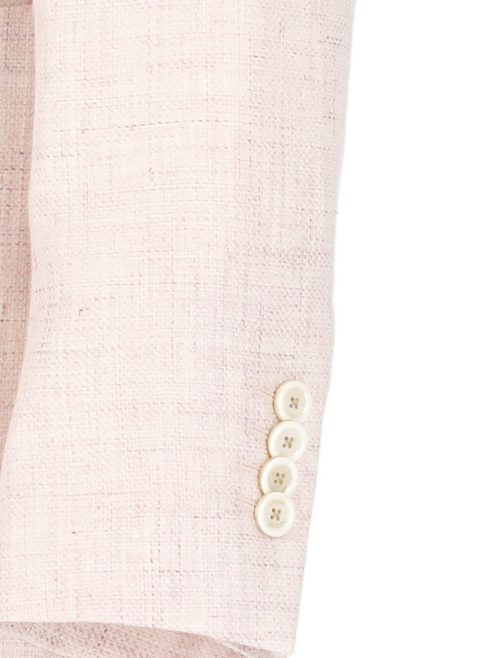 Lardini Peak Lapel Blazer Buttoned Cuffs In Pink