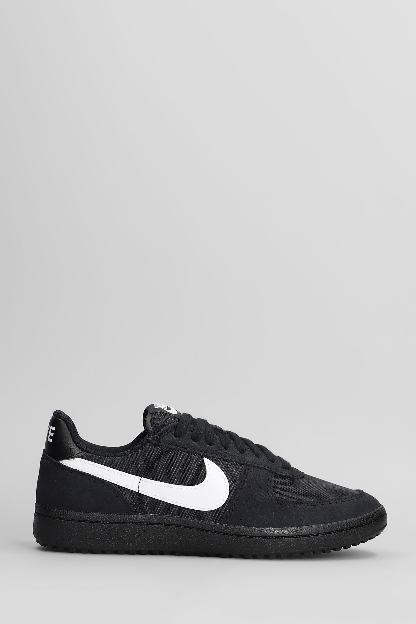 Nike Field General Sneakers In Black Suede And Fabric In Black