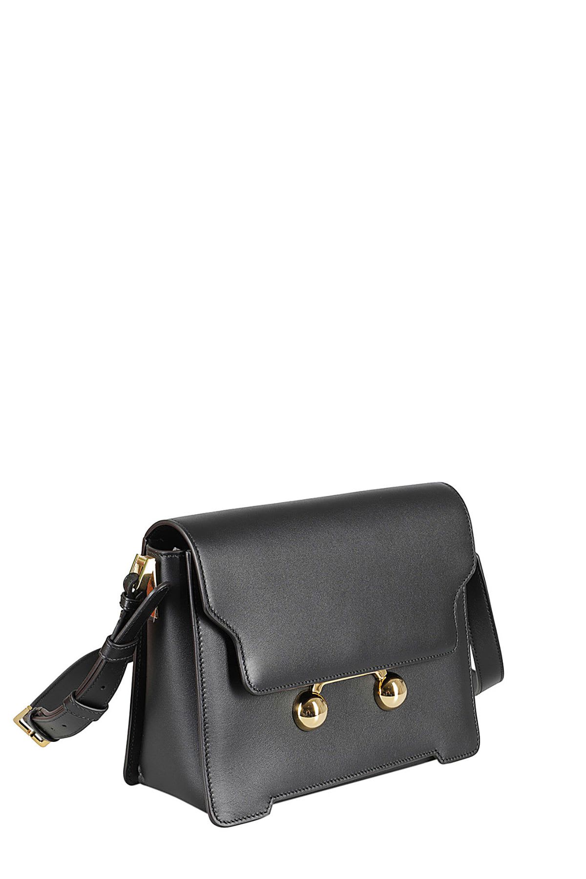 Shop Marni Shoulder Bag Medium In Black