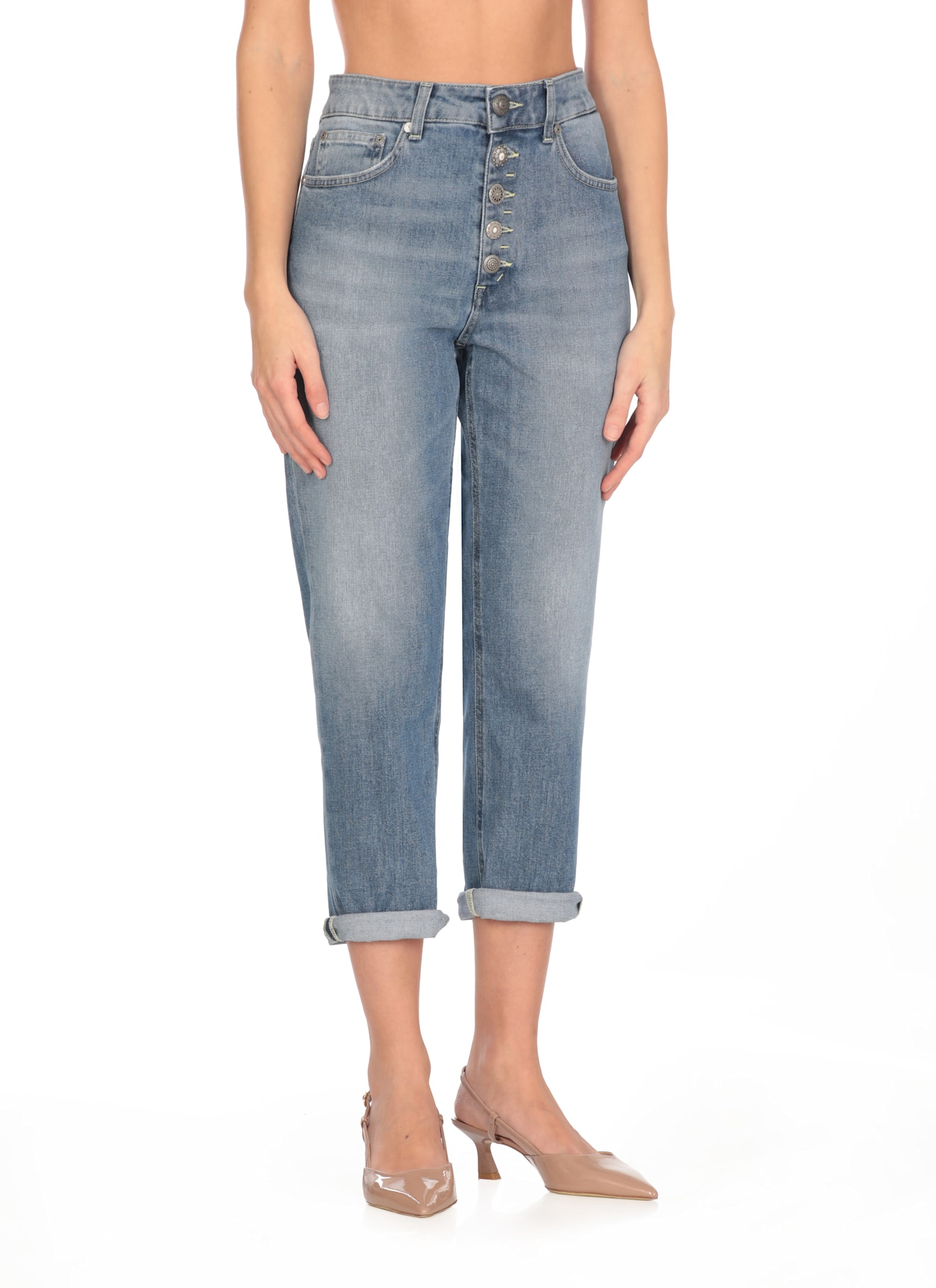 Dondup Koons Gioiello Jeans In Blue
