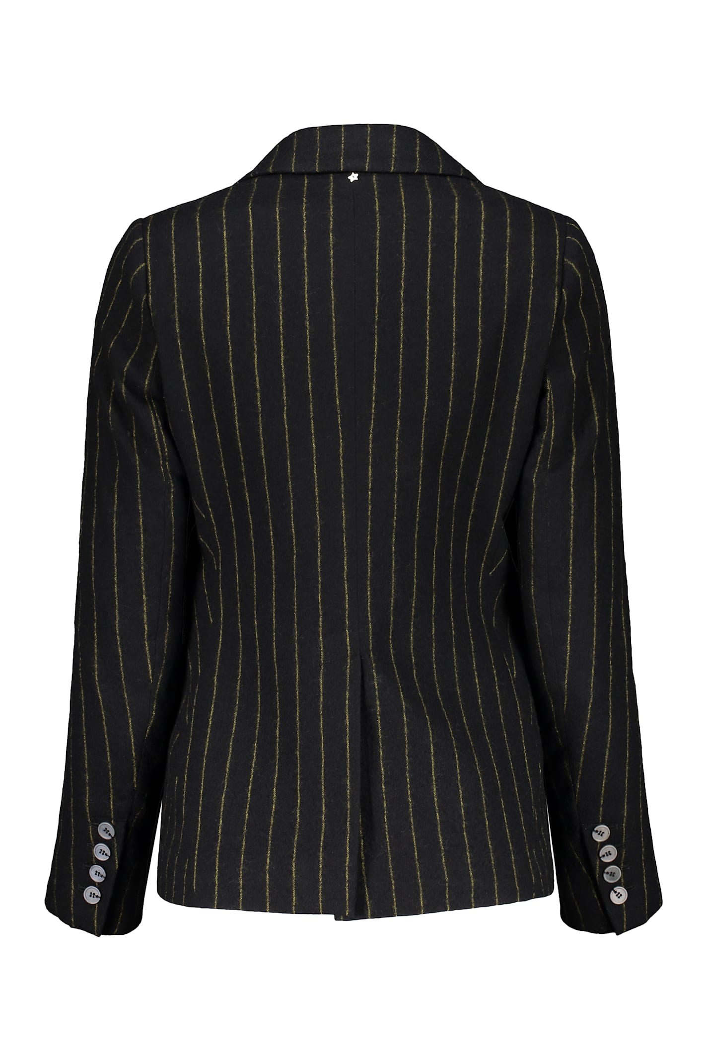 Lorena Antoniazzi Virgin Wool Blazer In Black