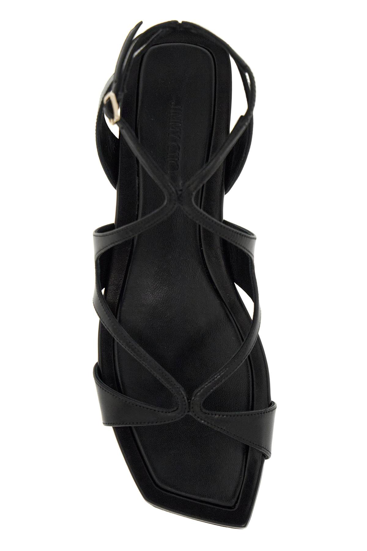 Shop Jimmy Choo Ayla Flat Sandals In Black (black)