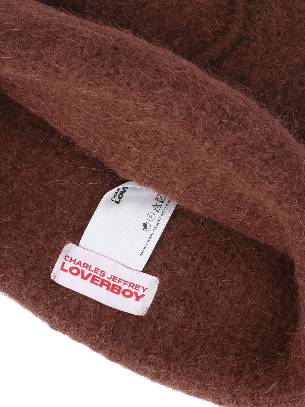 Charles Jeffrey Loverboy Logo Beanie In Brown