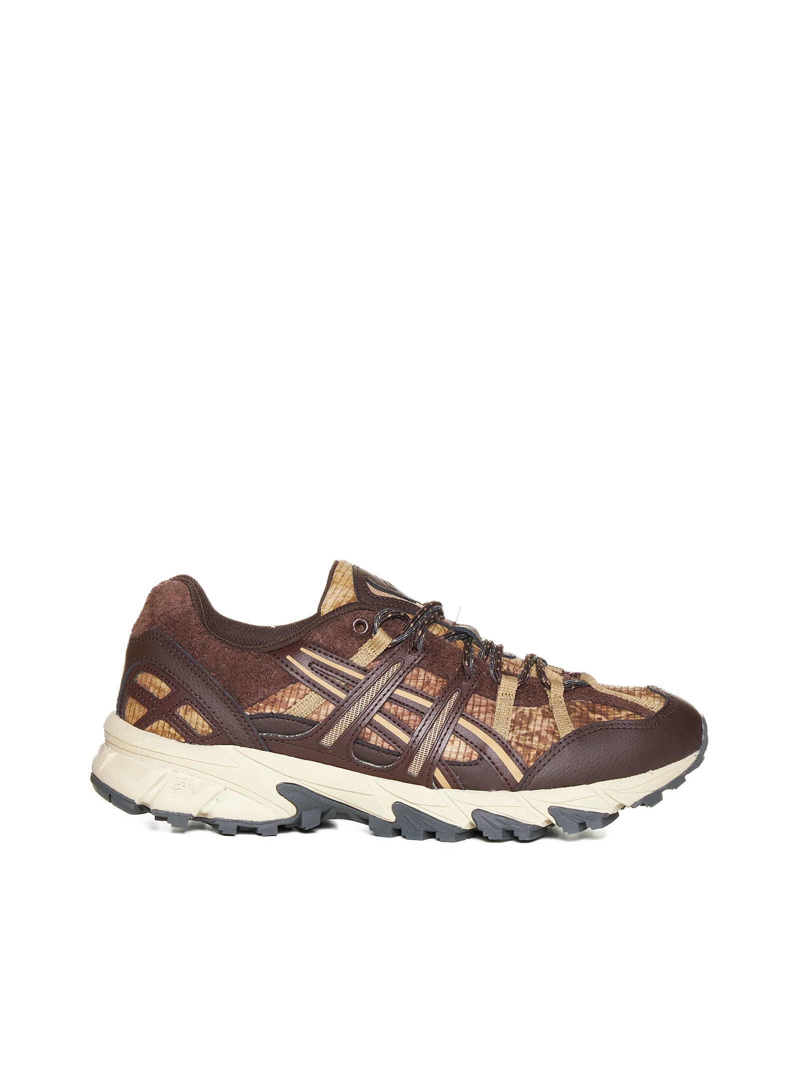 Shop Asics Sneakers In Coffee/desert Camp
