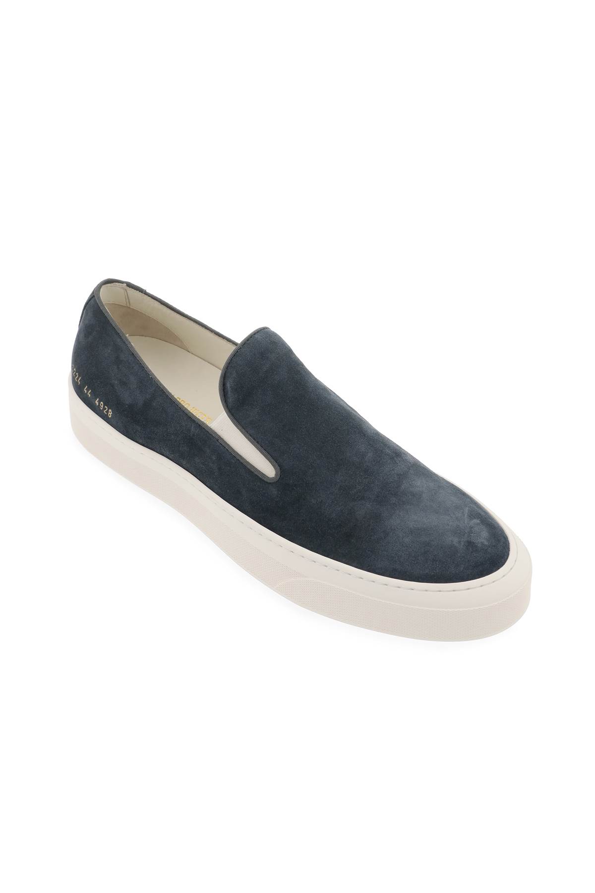 Shop Common Projects Slip-on Sneakers In Navy (blue)