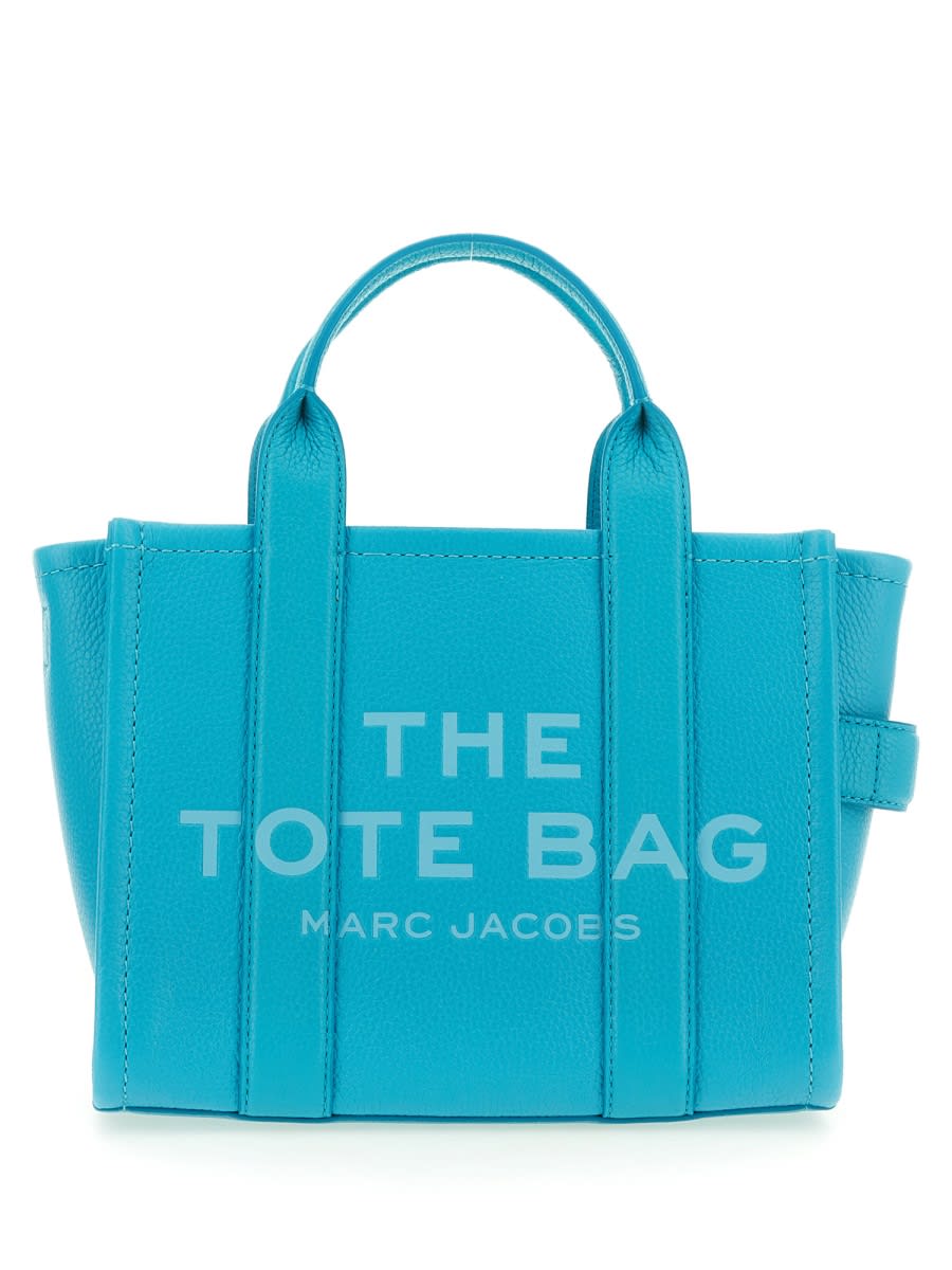 Shop Marc Jacobs The Tote Bag Small In Azure