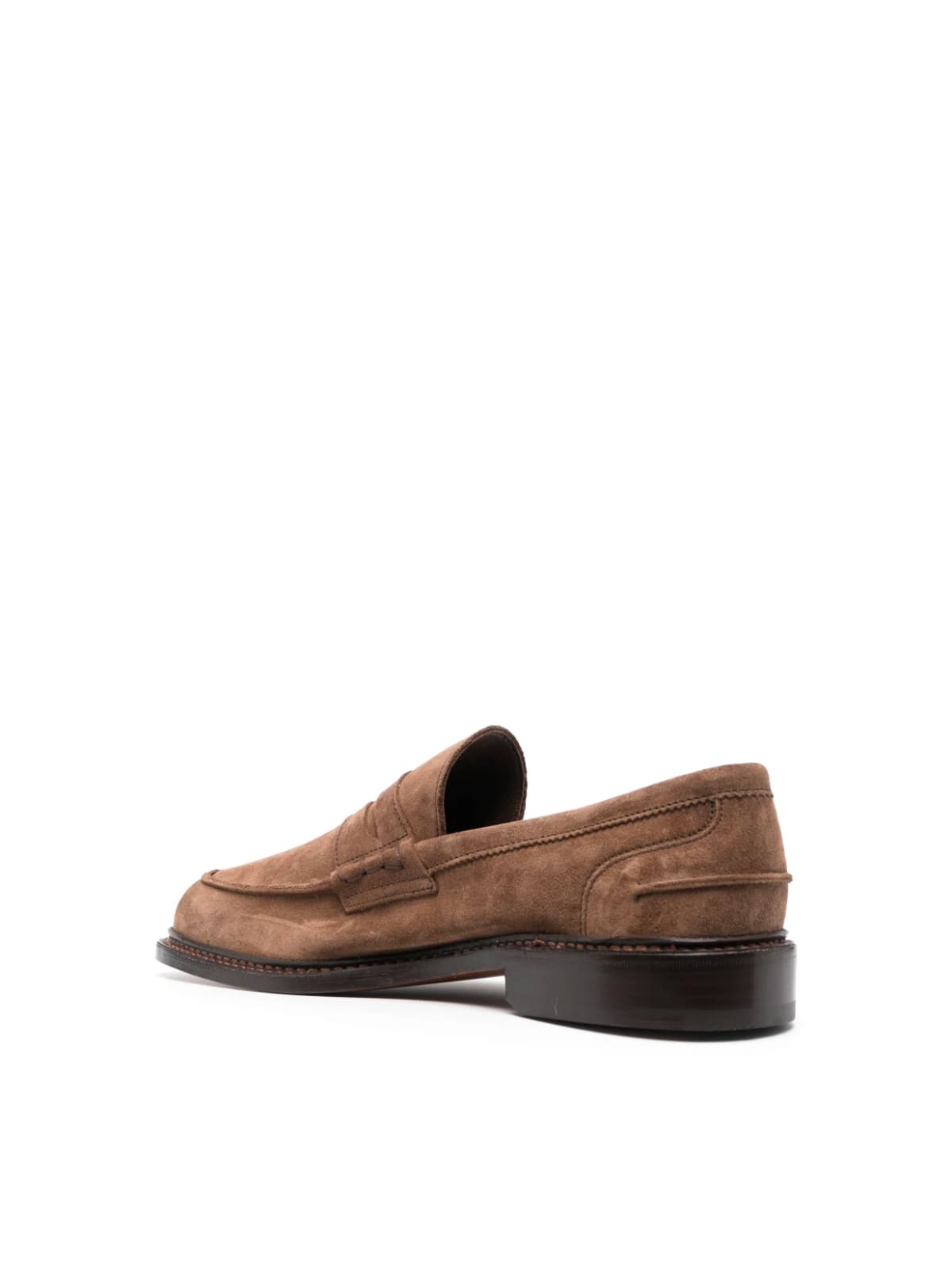 Shop Tricker's Adam Castorino Lace Up Shoes In New Brown