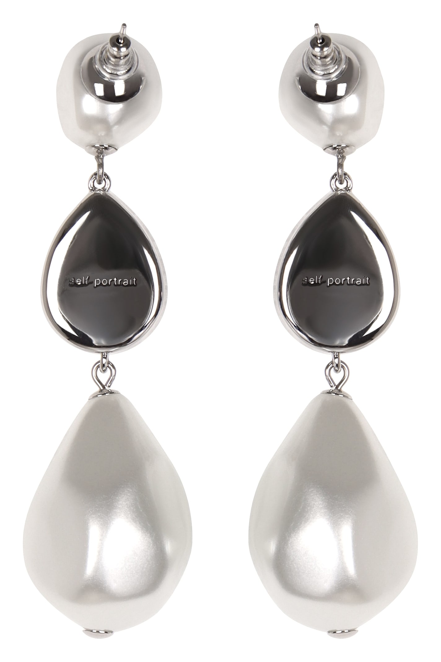 SELF-PORTRAIT PEARL DROP EARRING
