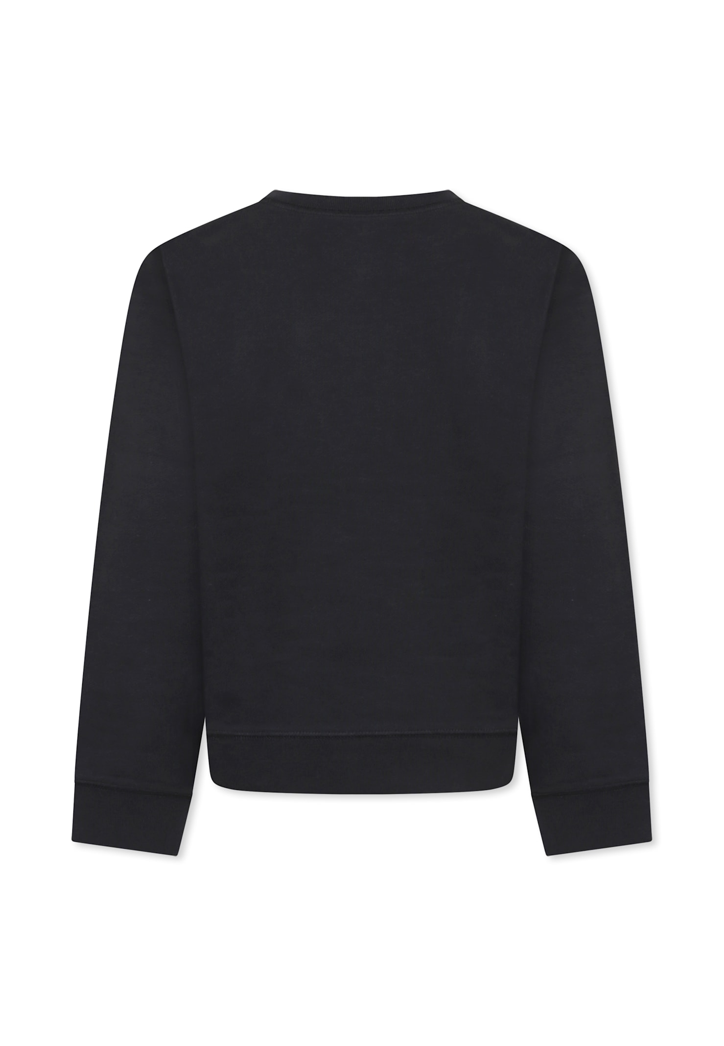 Shop Zadig & Voltaire Black Sweatshirt For Kids With Writing