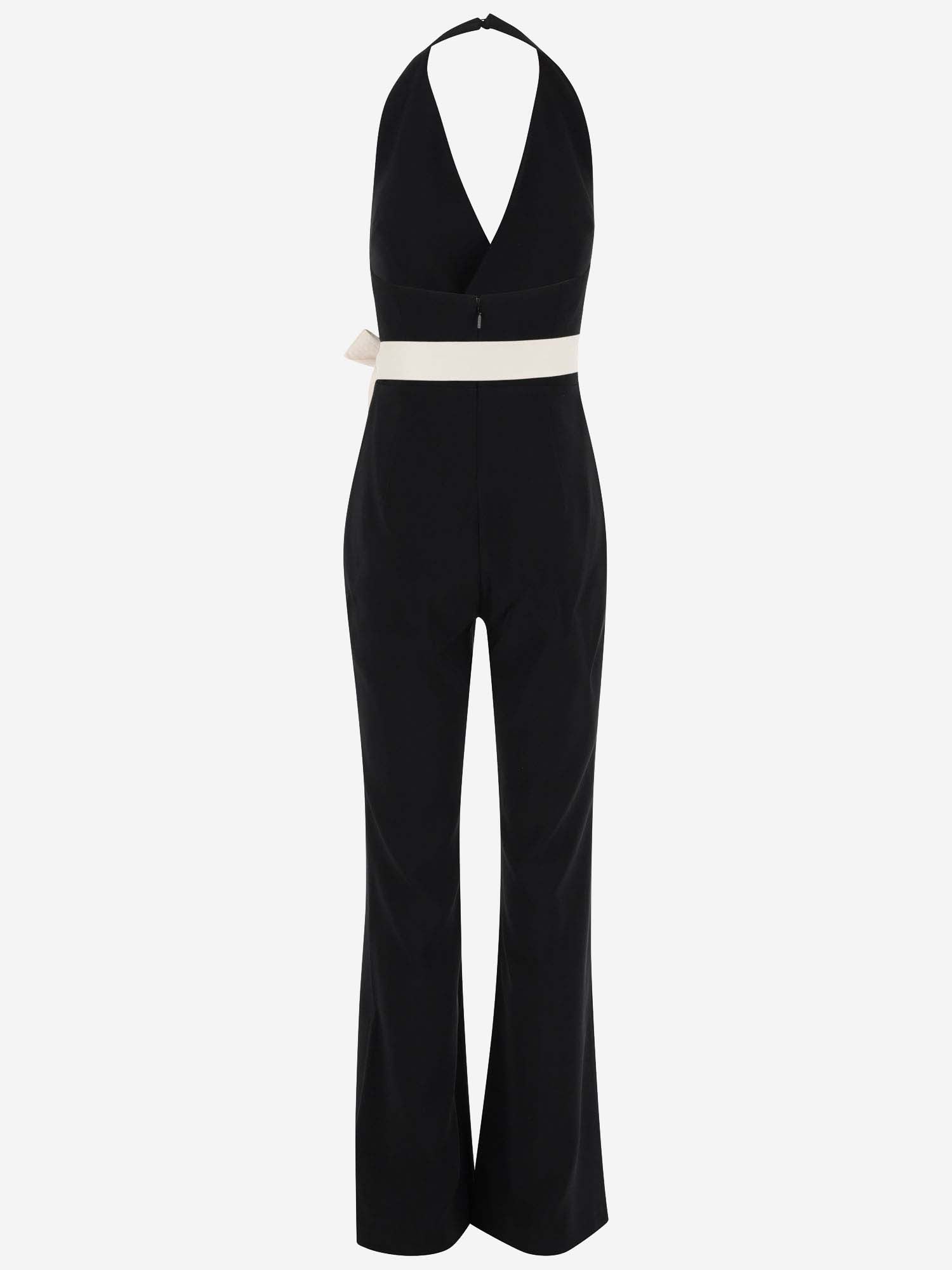 Shop Pinko One-piece Jumpsuit With Bow Detail