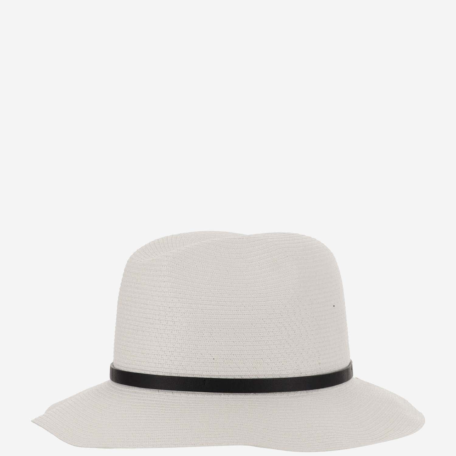 Shop Filippo Catarzi Paper Blend Hat In White