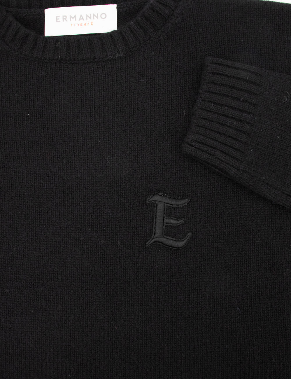 Shop Ermanno Firenze Sweater In Nero