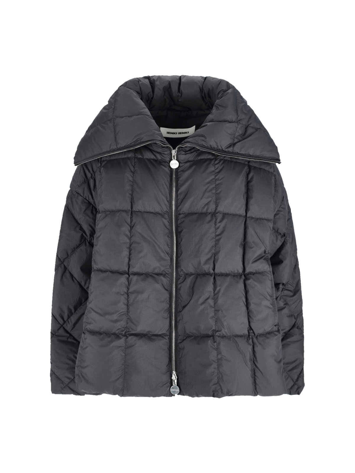 Ienki Ienki Zip Down Jacket In Black