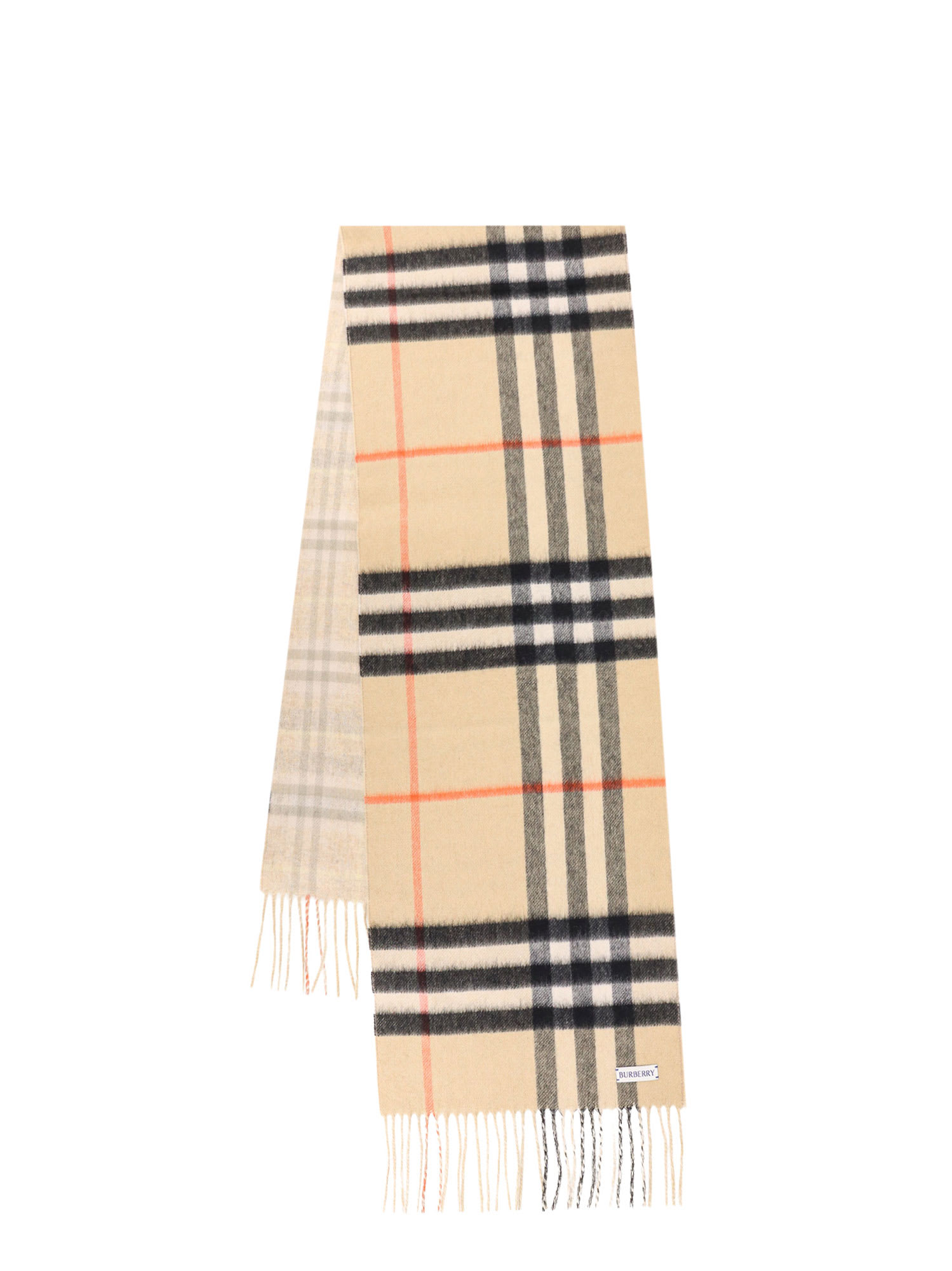 Shop Burberry Scarf In Beige