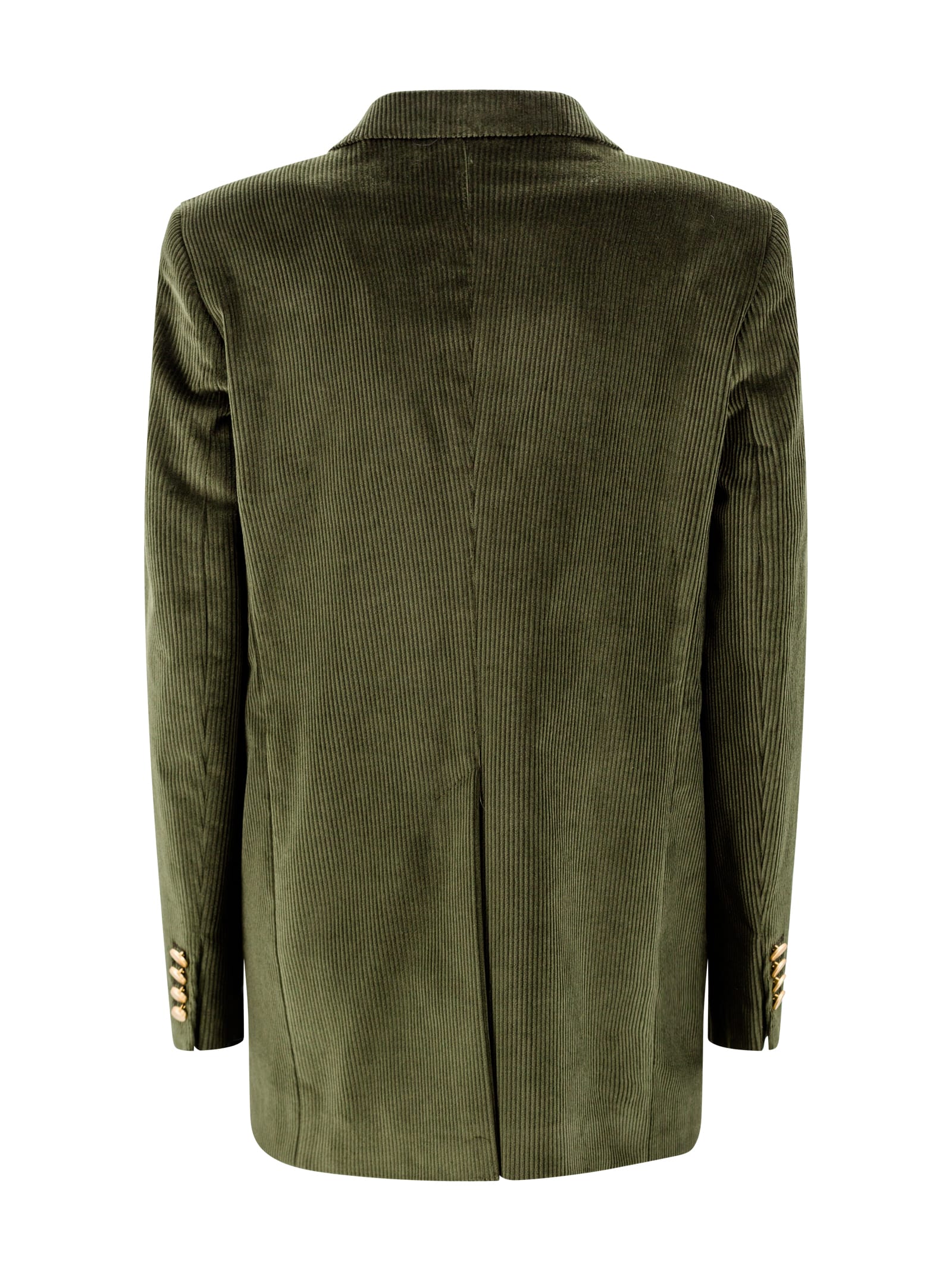 Shop Tagliatore Velvet Blazer In Green