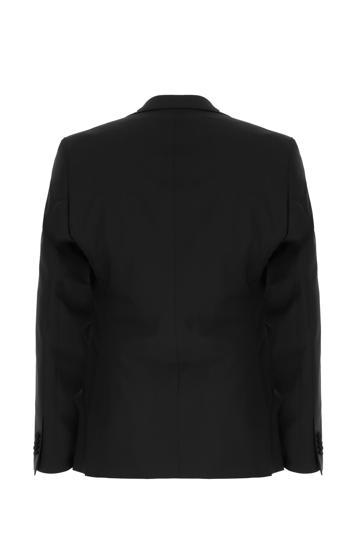 Corneliani Black Stretch Wool Suit In Nero