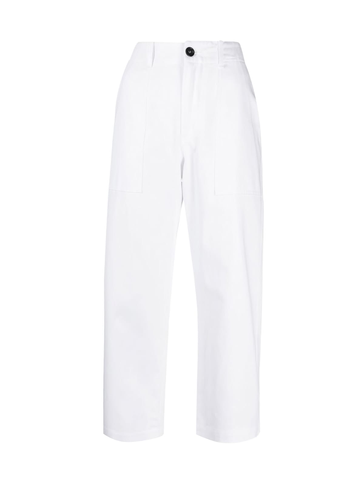JEJIA CAMILLE SHORT PANT WITH BUTTON,3039J1P004215065 01 WHITE