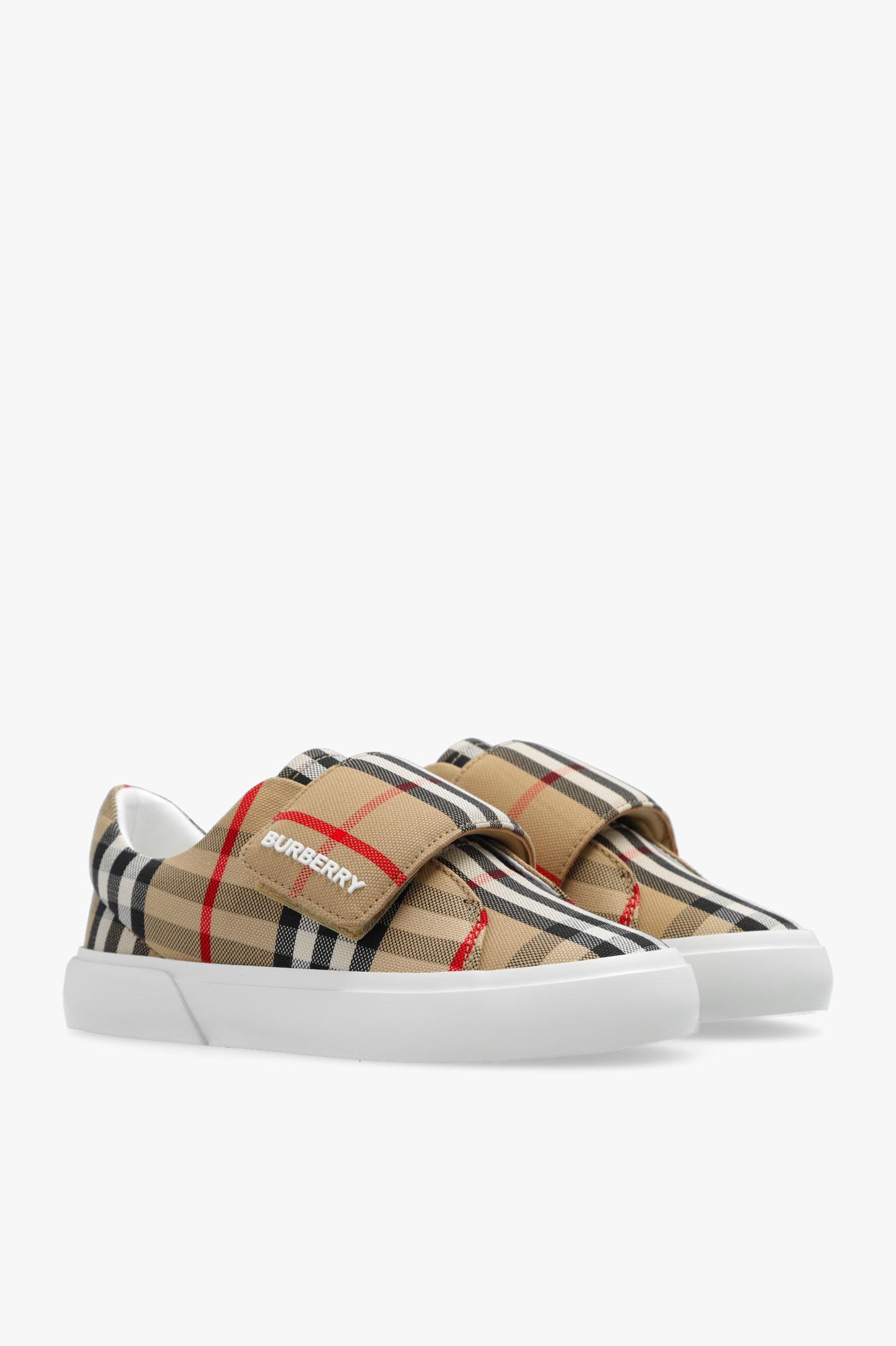 Shop Burberry Slip-on Sneakers