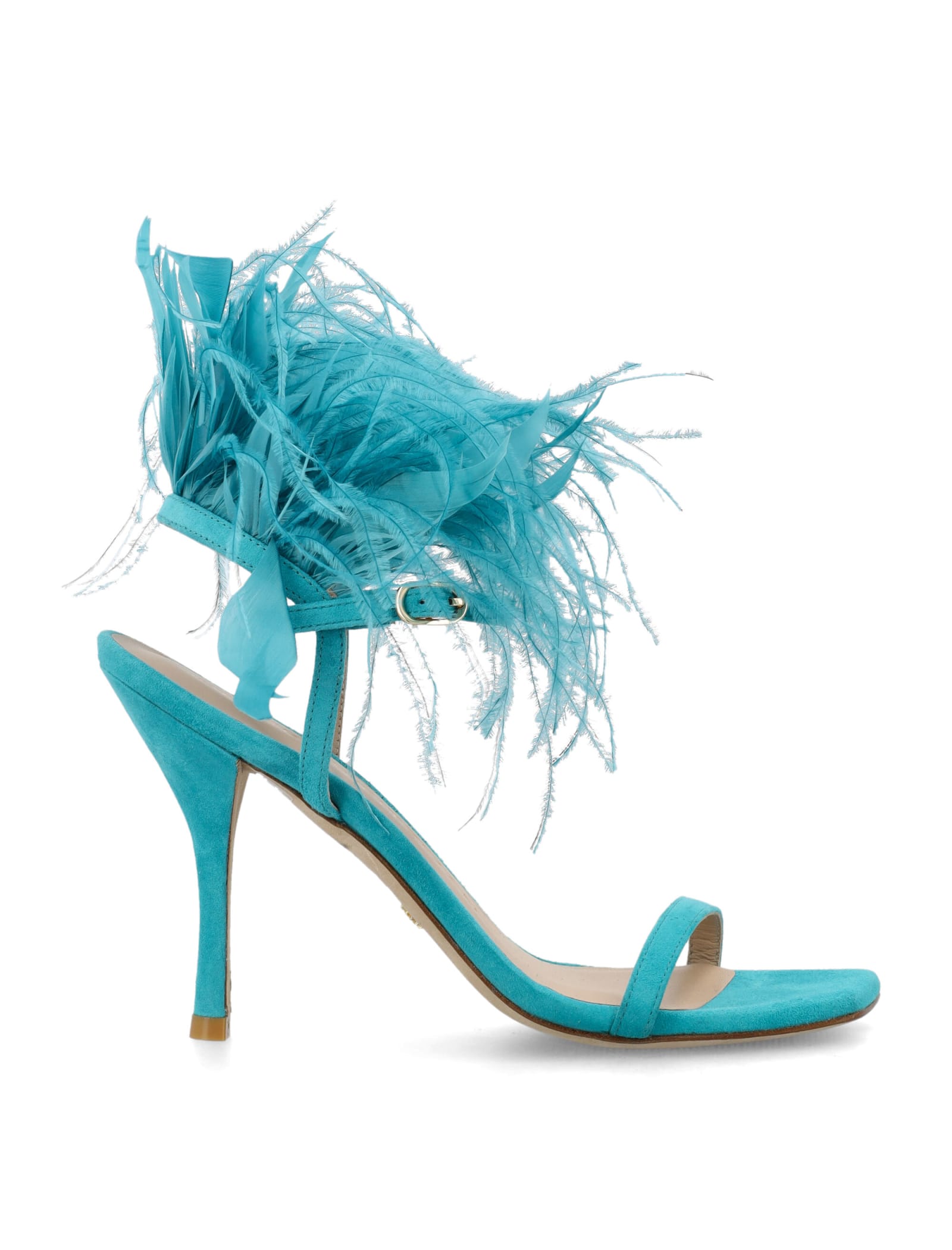 Stuart Weitzman Plume 100 Sandals In Capri