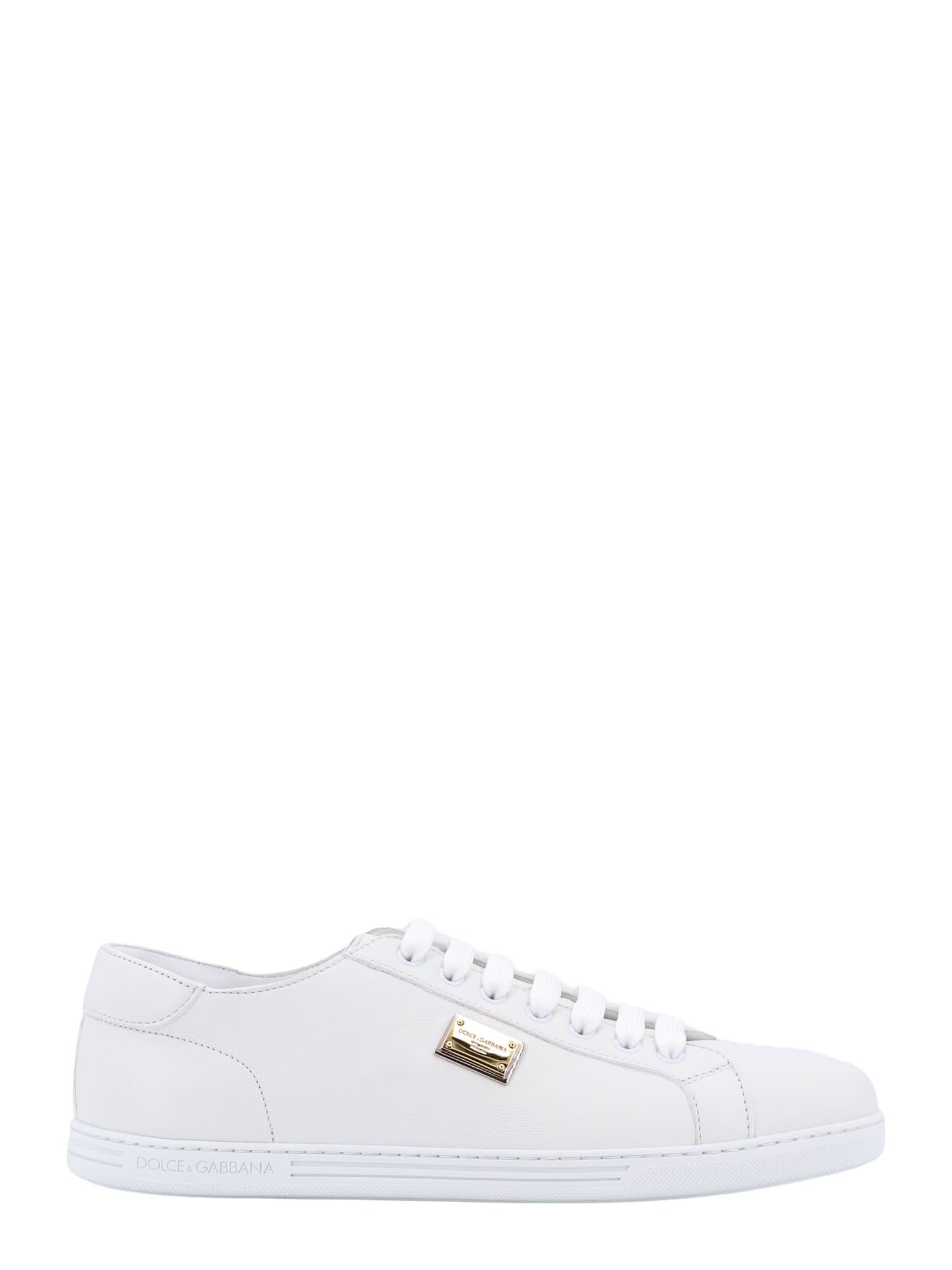 Dolce & Gabbana Saint Tropez Sneakers In White