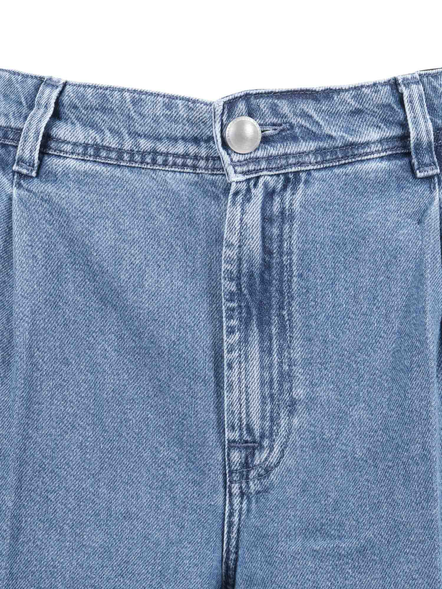 7 For All Mankind Pleated Trouser Hilo In Blue