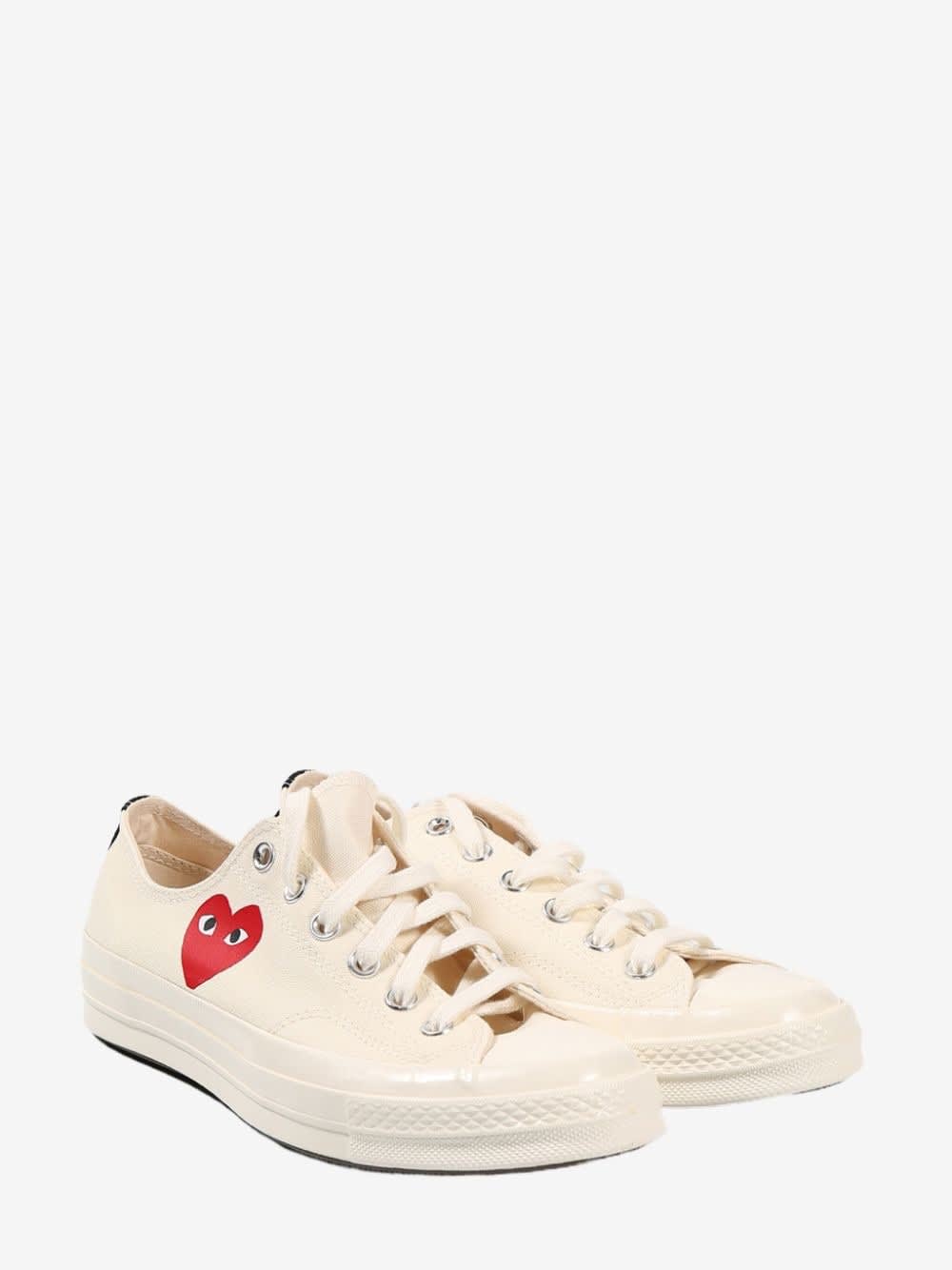 Comme Des Garçons Comme Des Garcons Chuck Taylor Low Top Sneakers In Neutral