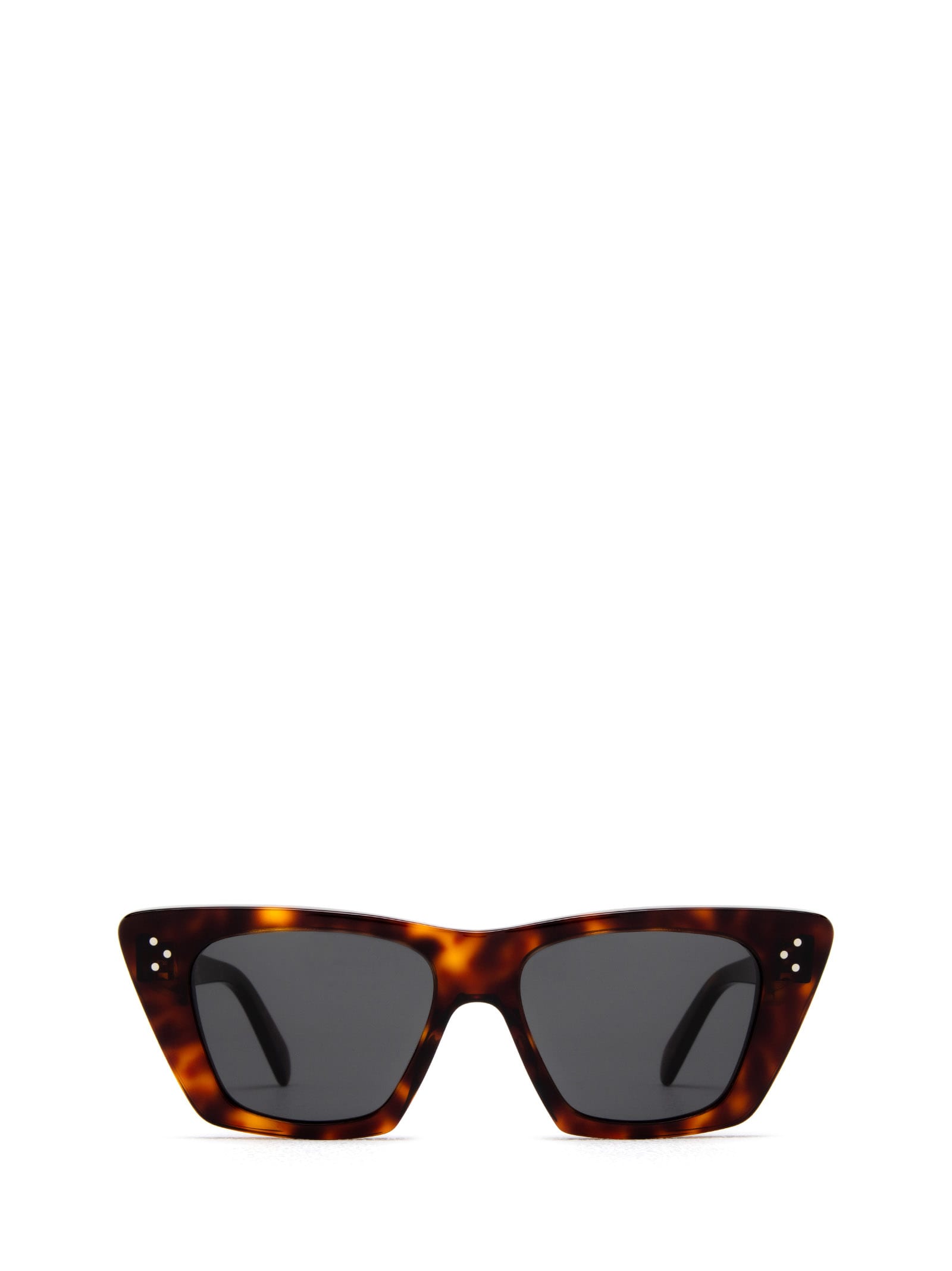 Shop Celine Cl40187i Red Havana Sunglasses