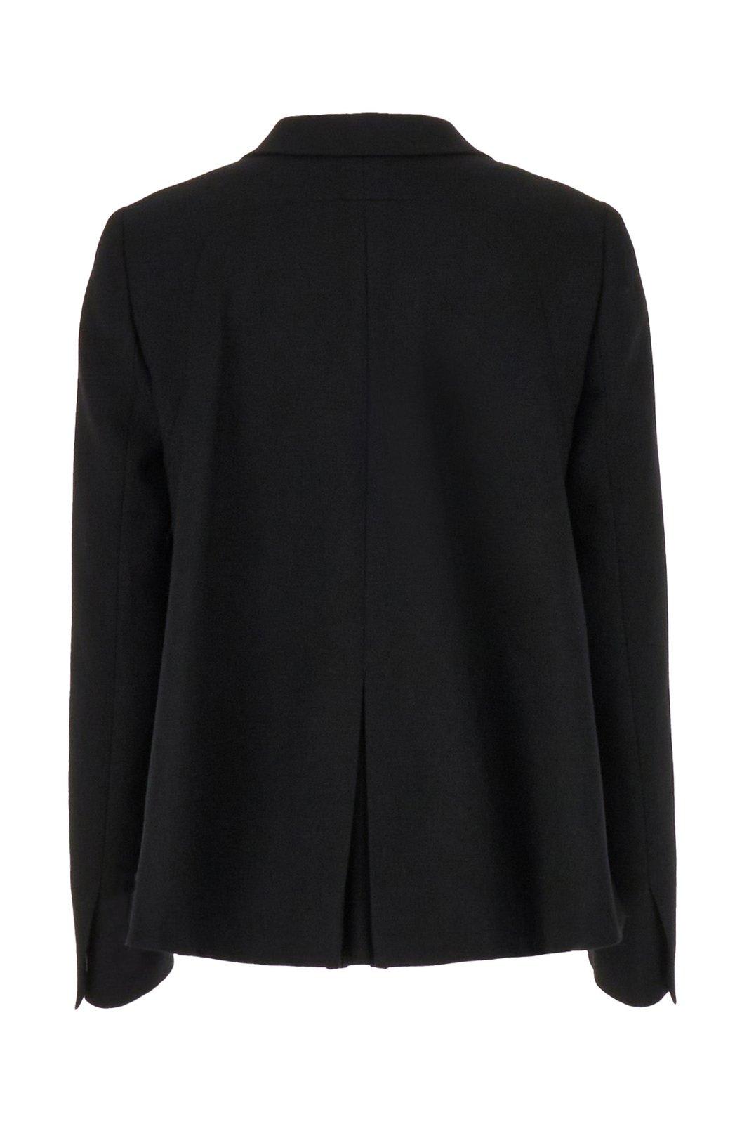Shop Fendi Double-breasted Jacket In Black