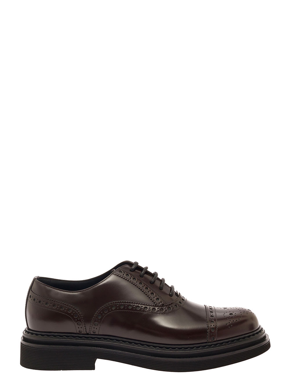 Shop Dolce & Gabbana Derby Inglese In Brown