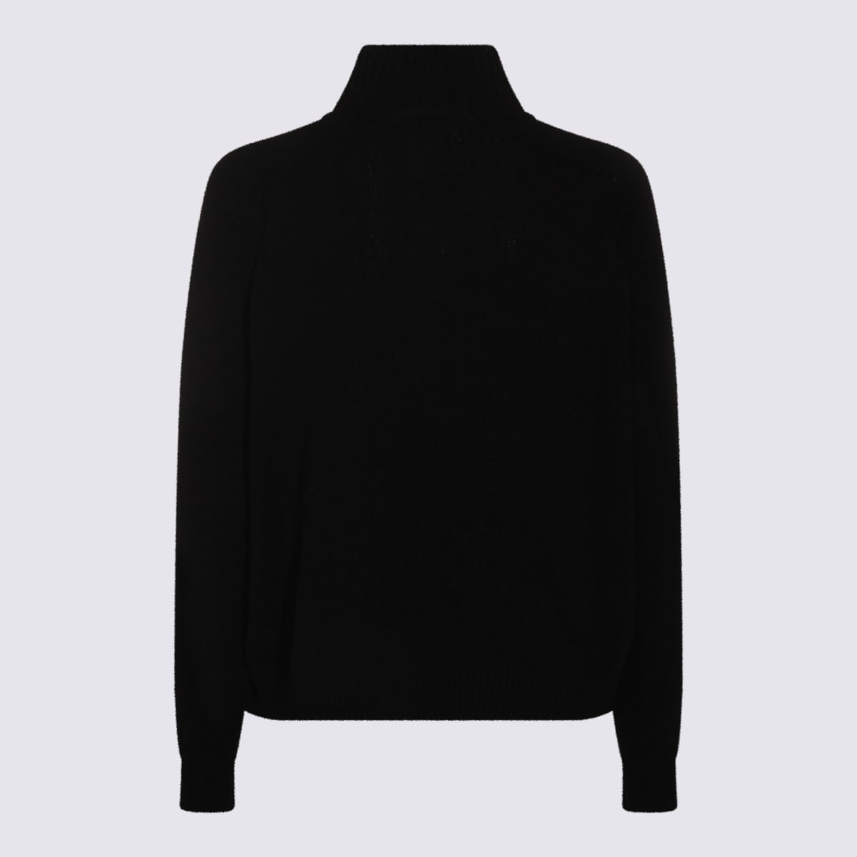 Malo Long Sleeve Knitwear Ribbed Collar In Brown