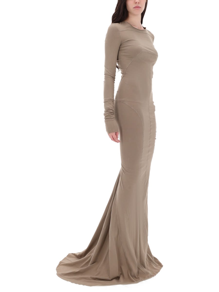 Drkshdw Long Edfu Dress In White