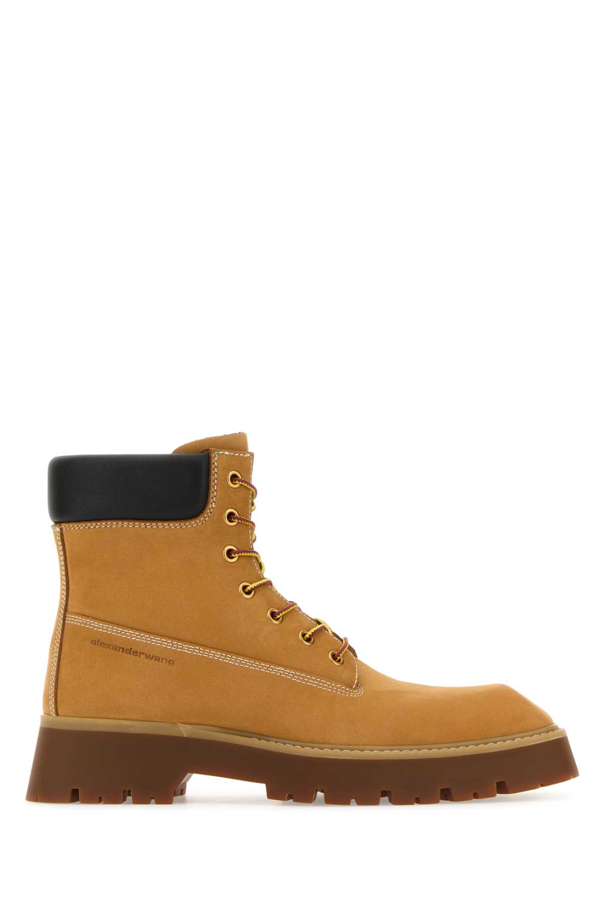 Camel Suede Throttle Ankle Boots