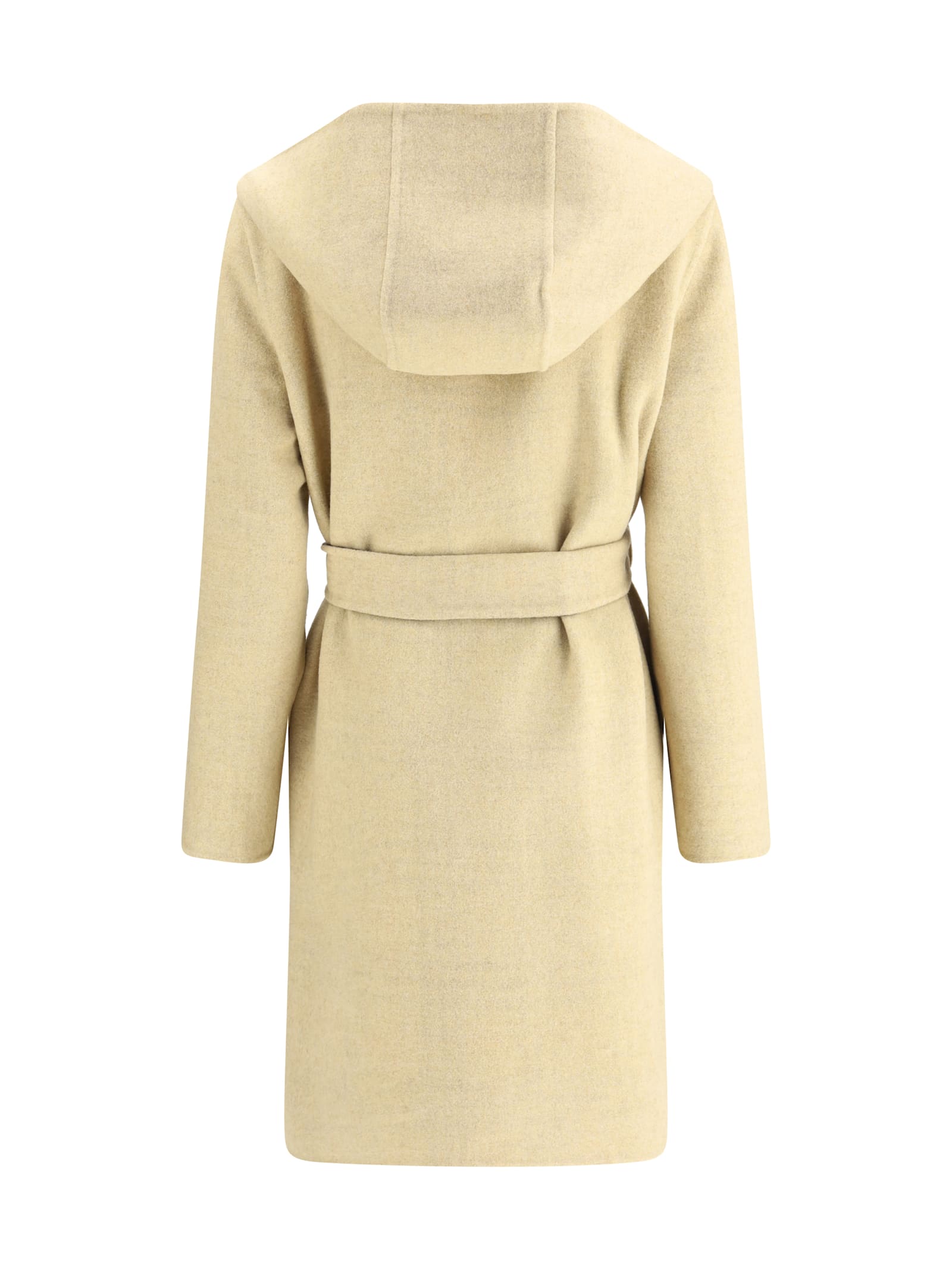 Burberry Reversible Wool Robe Coat In Neutral