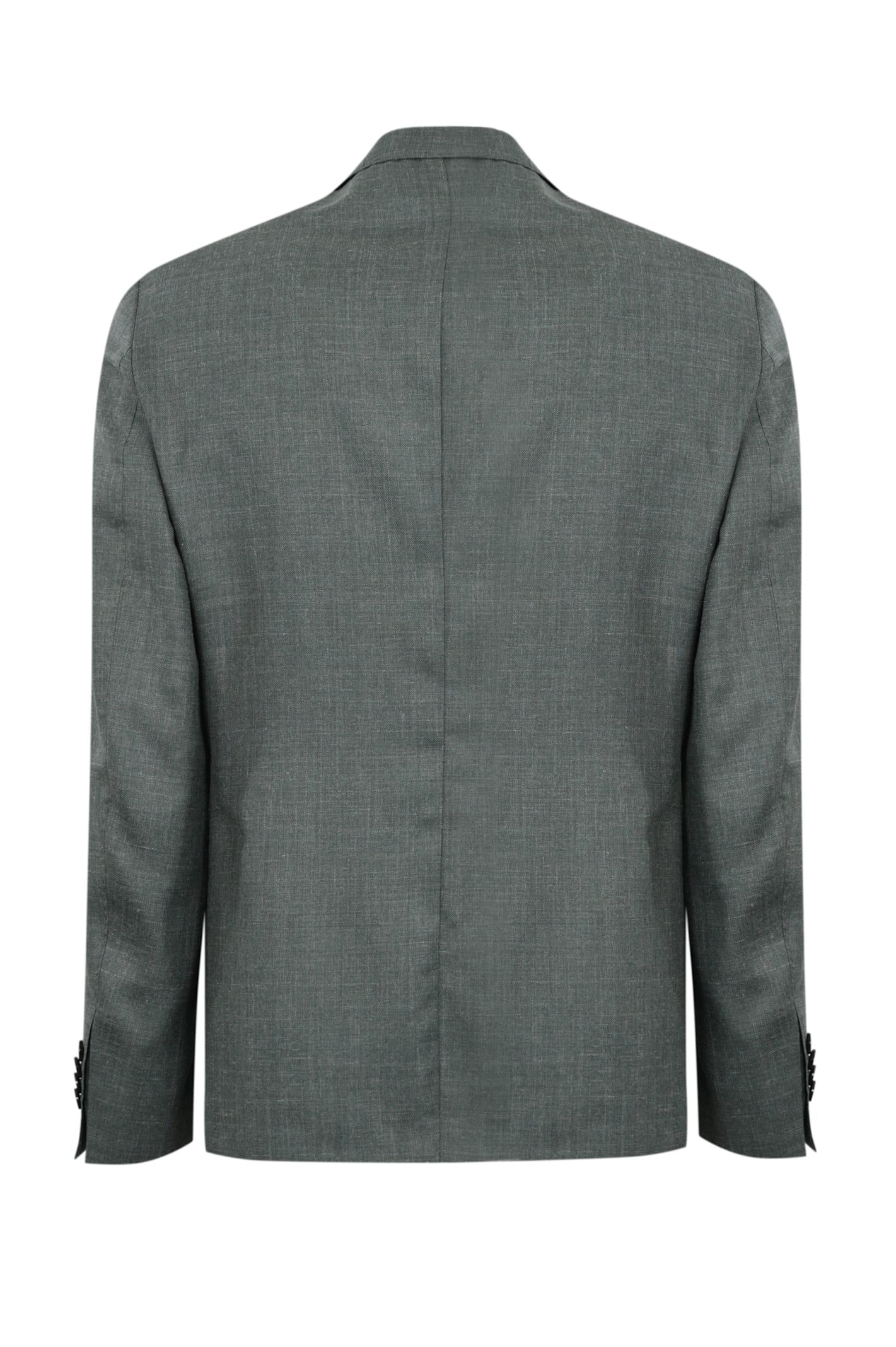 L.b.m 1911 Wool And Silk Jacket In Verde
