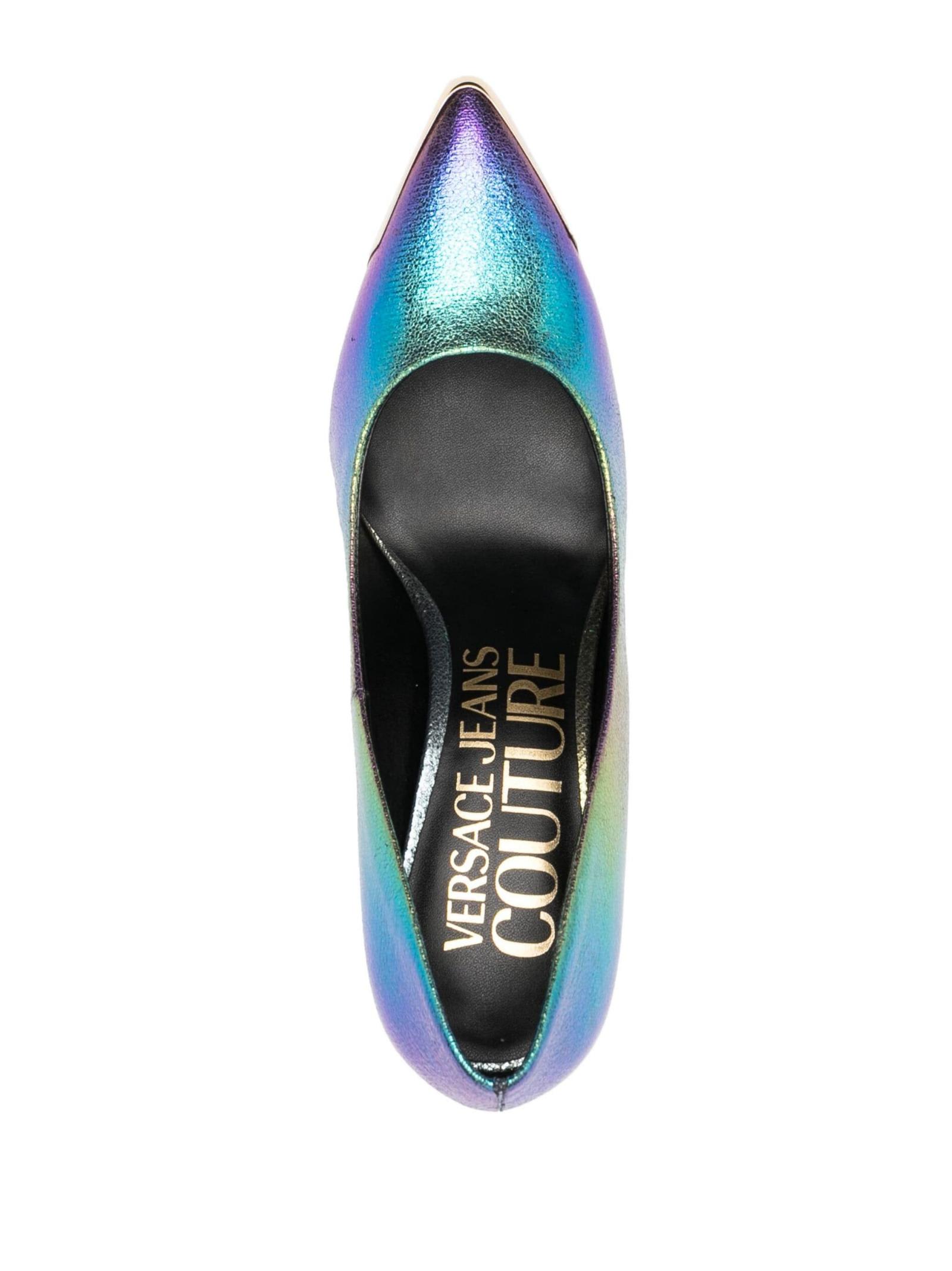 Shop Versace Jeans Couture High Heel Shoes Multicolour