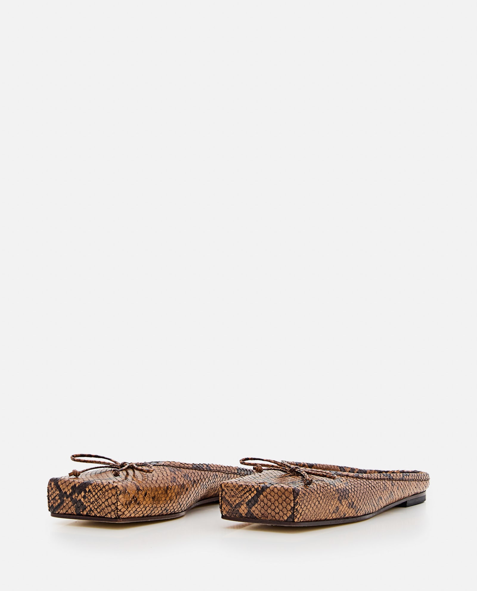 Jacquemus Les Mules Plates Sabot Ballet Flats In Brown