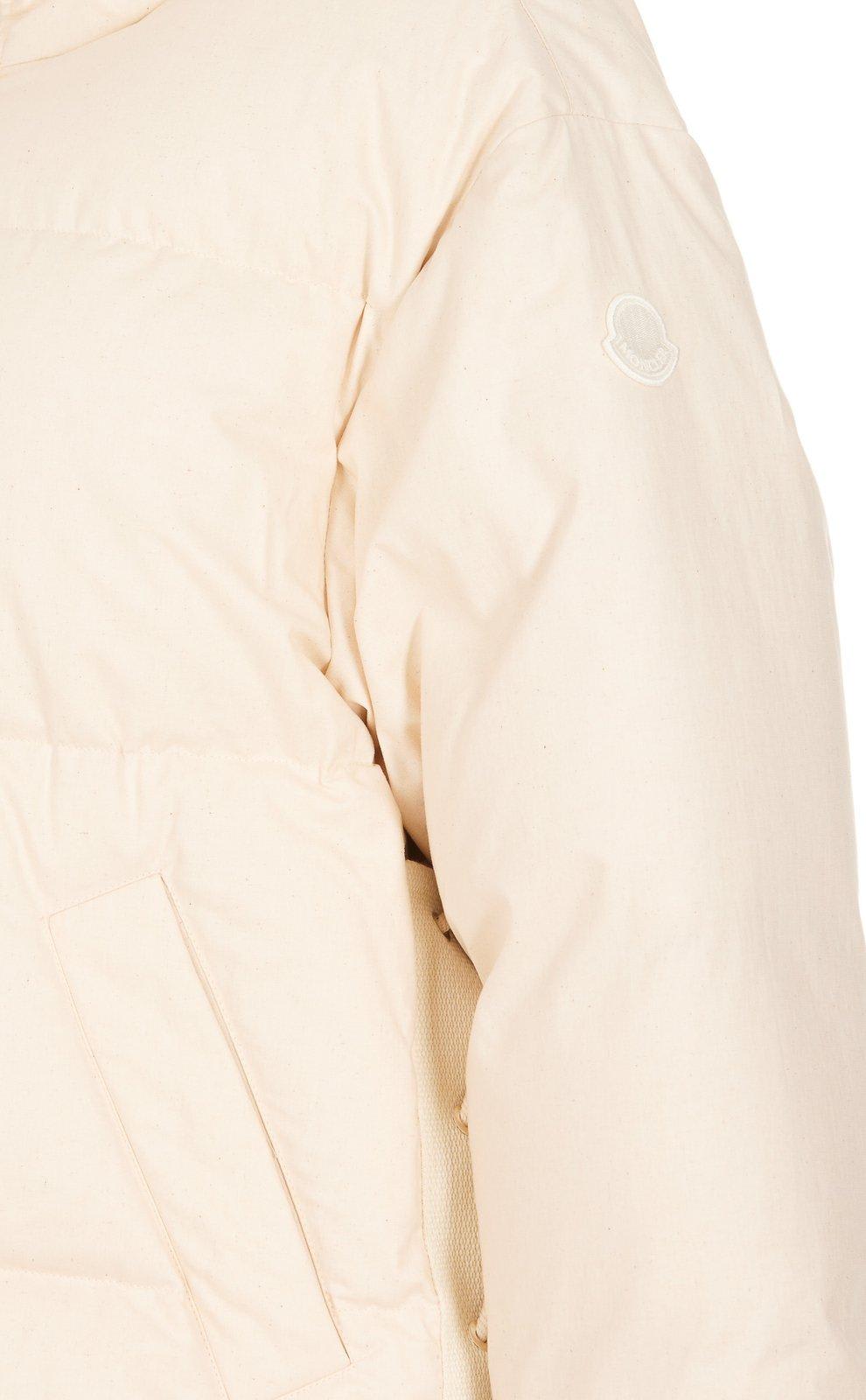 Shop Moncler Genius Moncler 1952 Zipped Padded Jacket In White